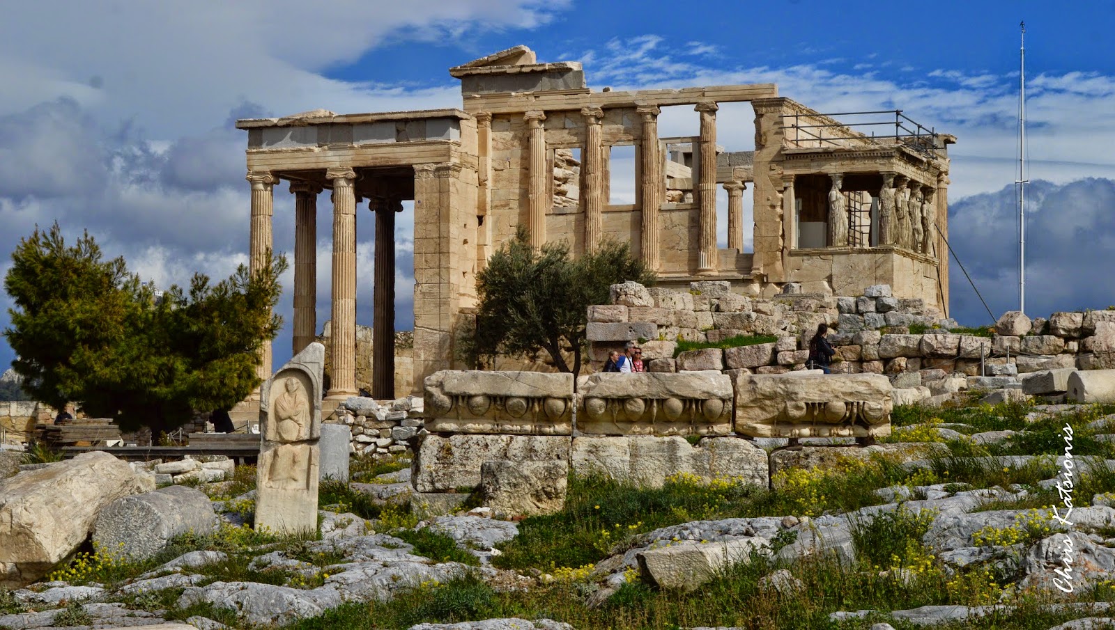 Как выглядит эрехтейон в греции