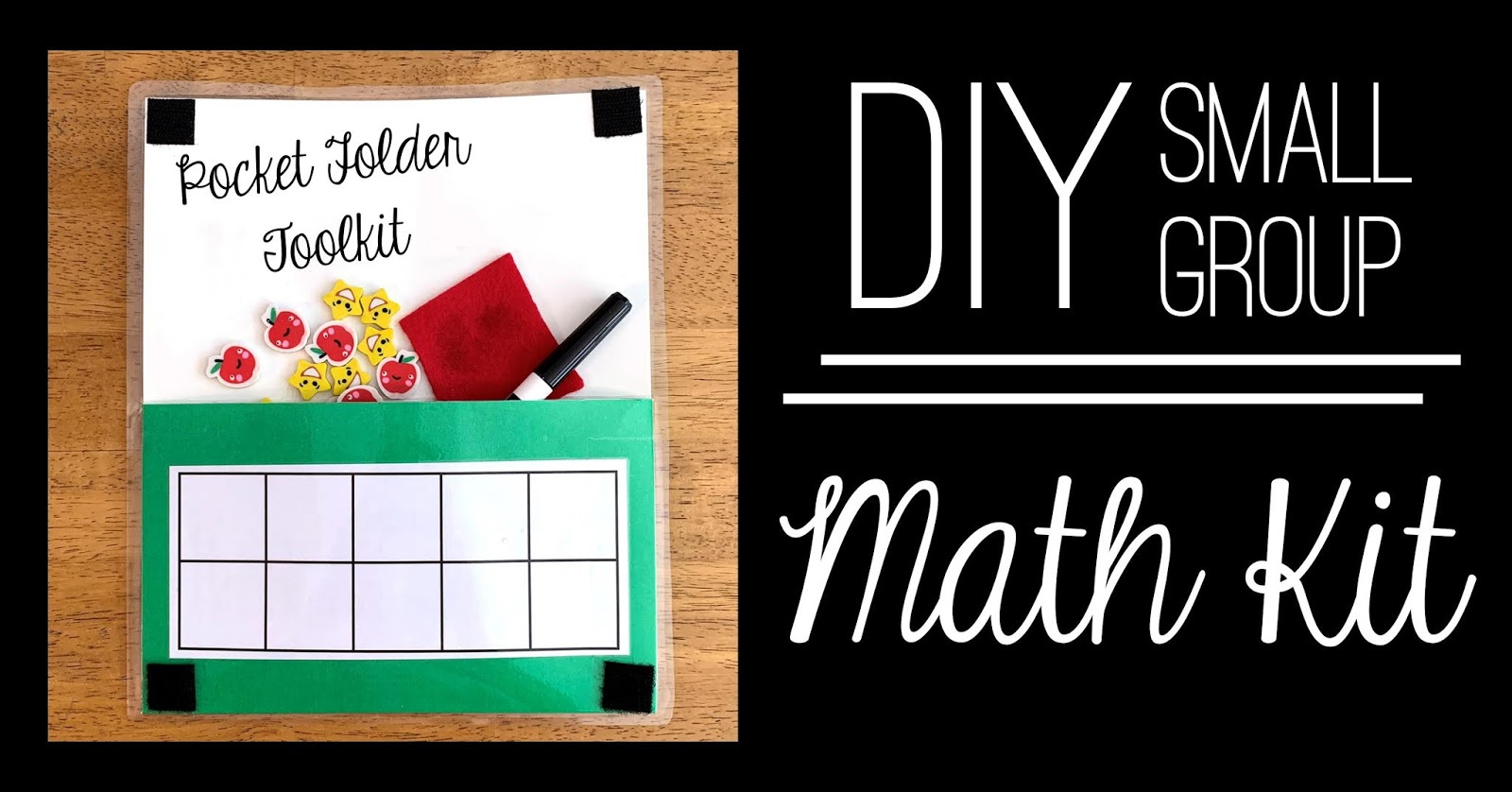 My Happy Place Teaching DIY Pocket Folder Toolkit for Small Group Math