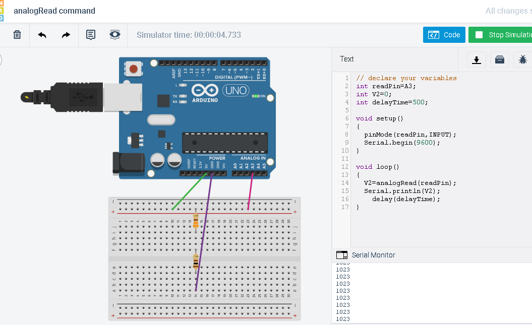 JonDent - Exploring Electronic Music: analogRead - Arduino