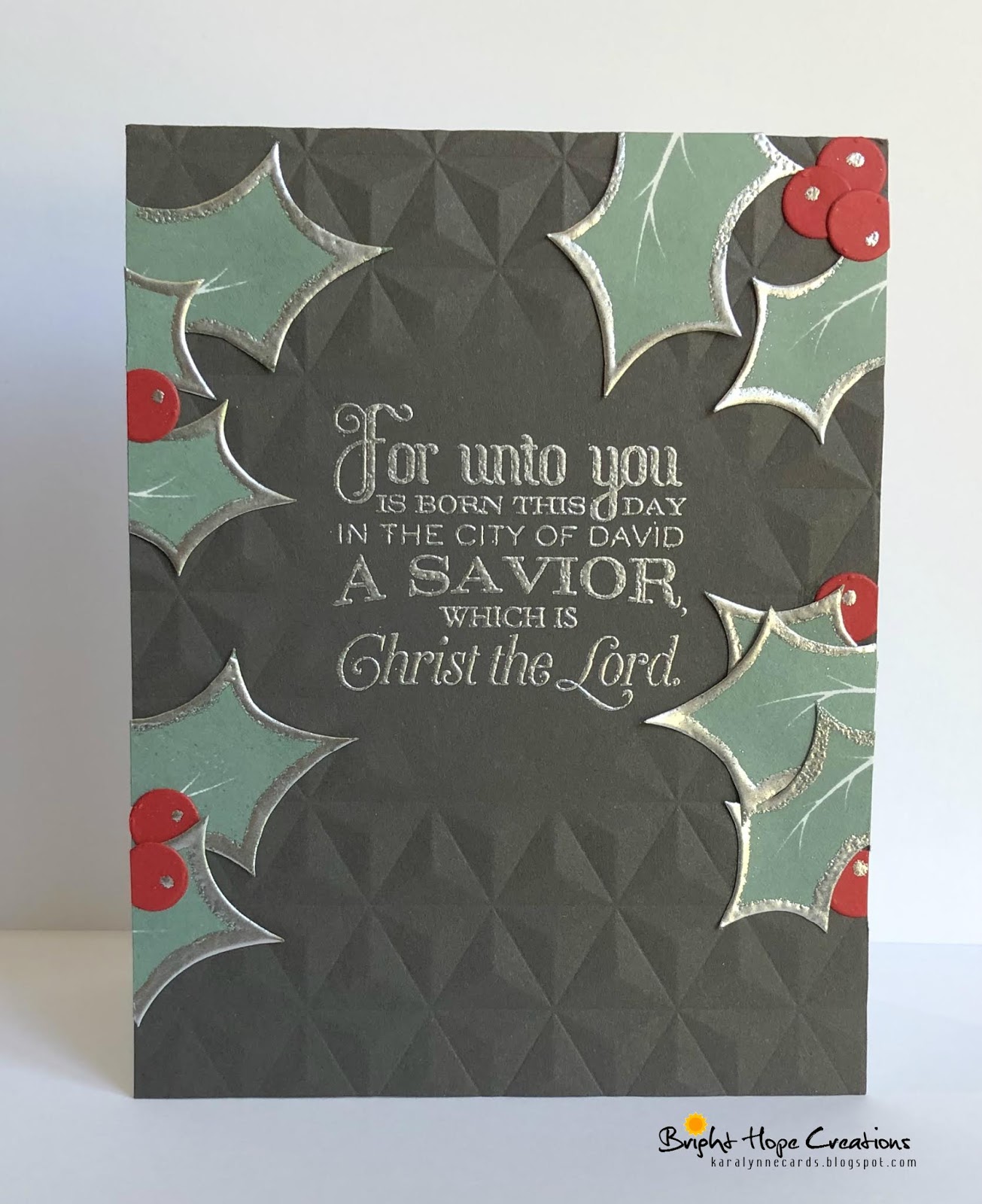 Kara Lynne S Card Designs Twofer Card Challenge 22 Holiday Greenery