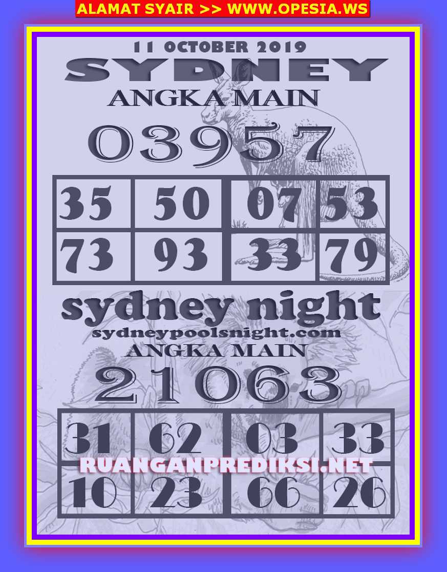 1 New Message Kode Syair Sydney 11 Oktober 2019 Forum Syair Togel Hongkong Singapura Sydney