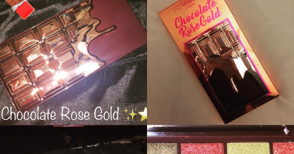 Chocolate Rose Gold Palette I Heart Makeup