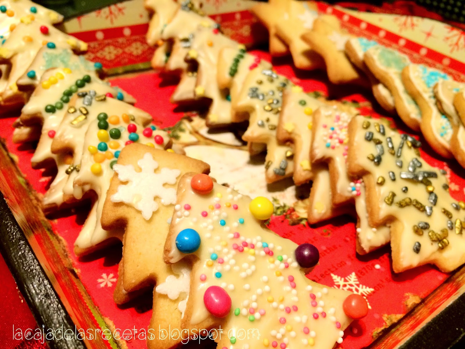 Galletas de Mantequilla con un toque Navideño