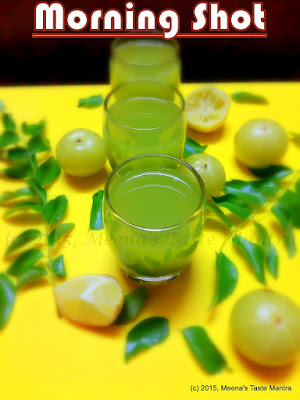 Morning Shot - Amla | Curry Leaves | Lemon - Juice