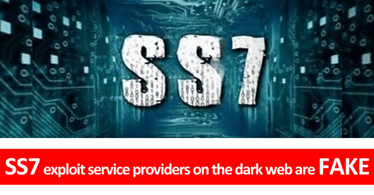 SS7 Exploit Service Providers on The Dark Web are Fake