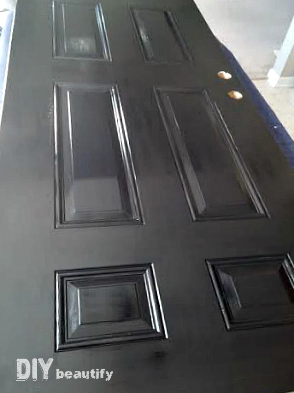 Front Door Makeover with New Paint - DIY Beautify - Creating Beauty at Home