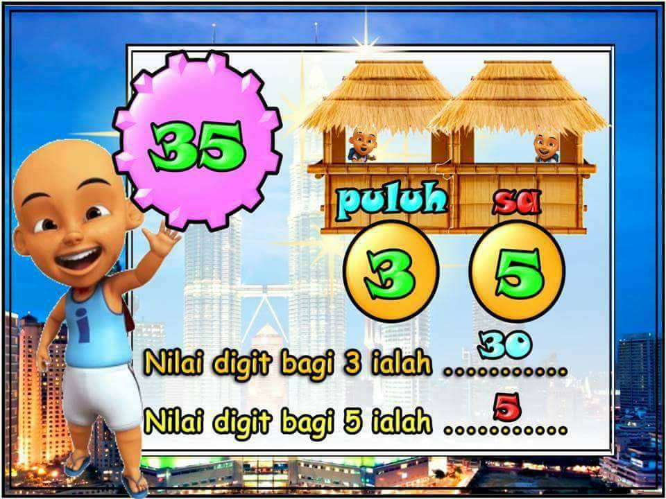 Flashcard Nilai Tempat Dan Nilai Digit