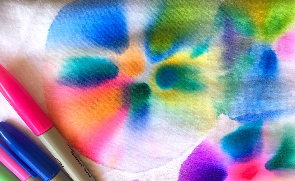 Healing Whole Take a Break Tie Dying with Permanent Markers