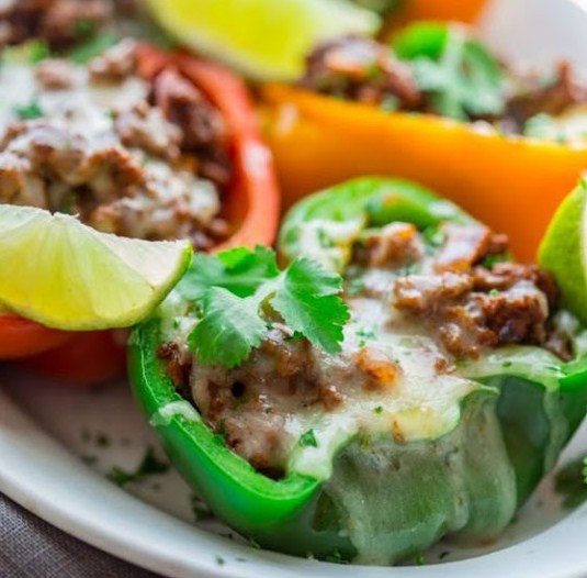 Low Carb Mexican Stuffed Peppers Low Carb Mexican Stuffed Peppers