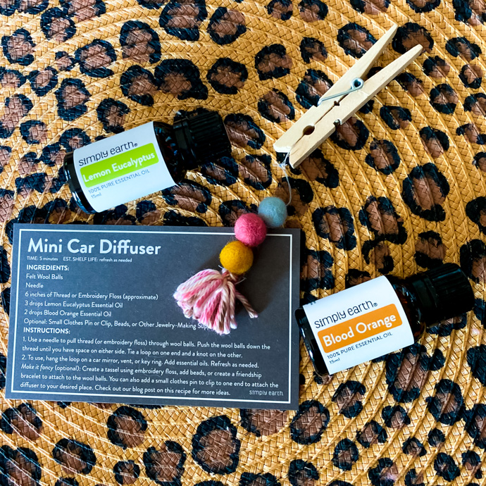 diy essential oils car diffuser