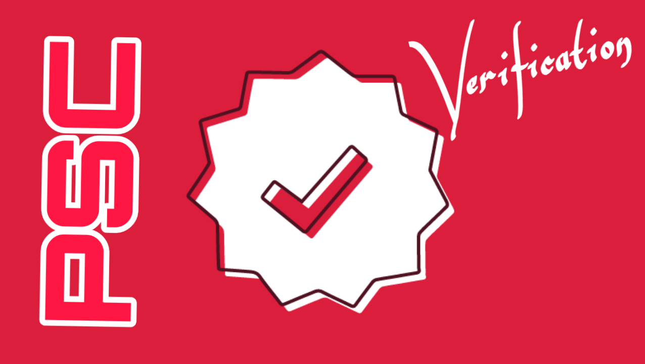 PSC Verification – JULY 2020