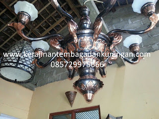 Lampu Tembaga | Kap Lampu Tembaga | Lampu Gantung | Lampu Hias | Aneka Kerajinan Lampu Tembaga 