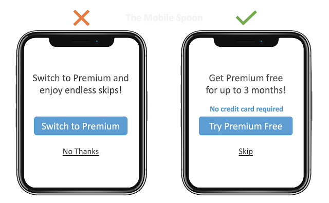 Irrational Escalation - provide free trials to hook the user through escalation of commitment