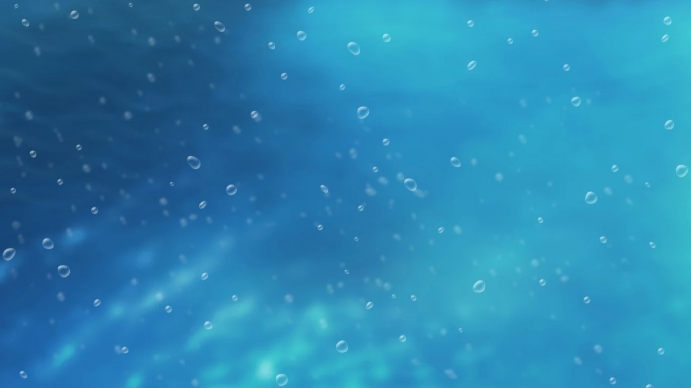 Gambar Wallpaper Gelembung Dalam Air Biru Hd