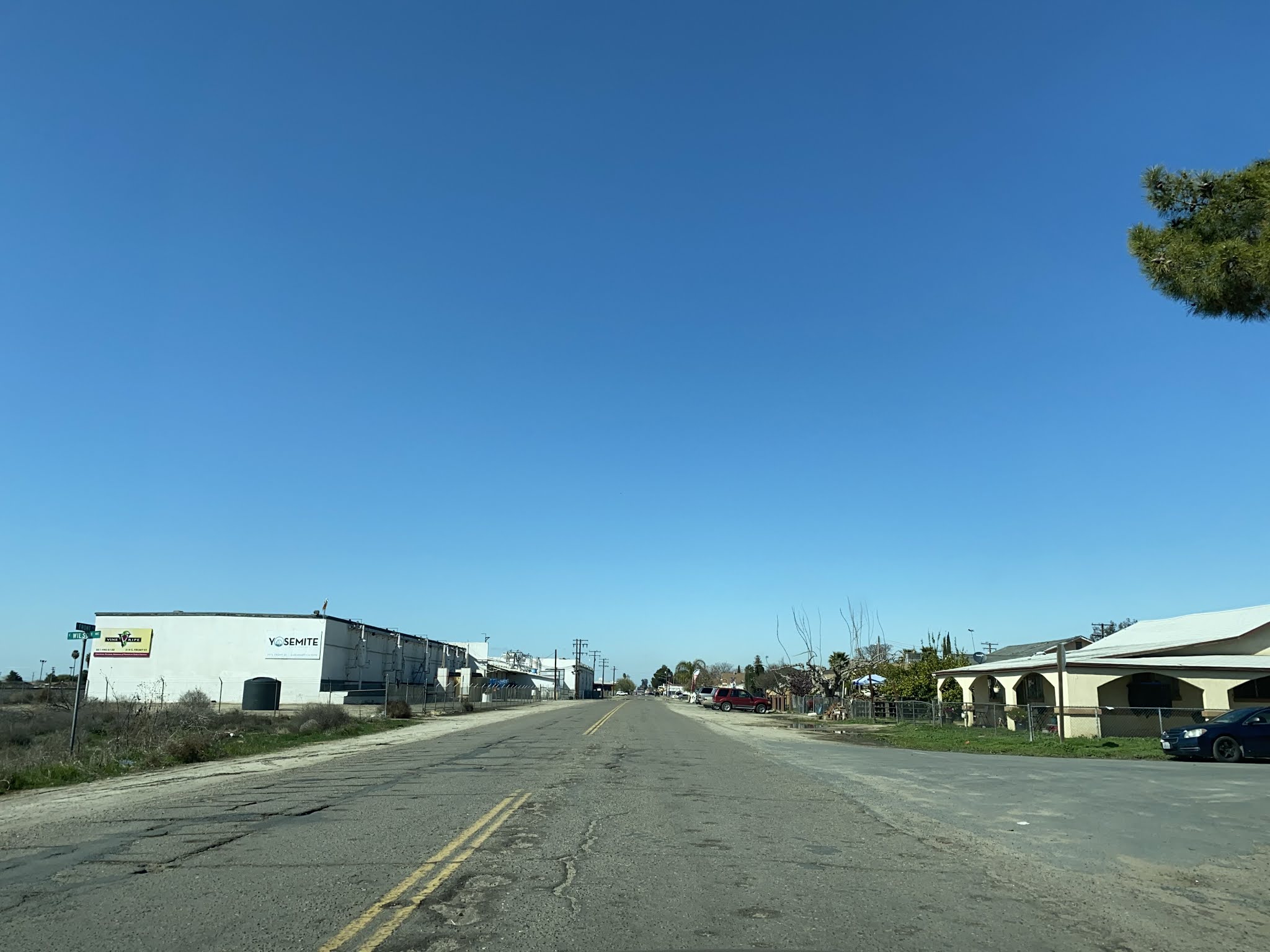 Former US Route 99 in Earlimart and Pixley