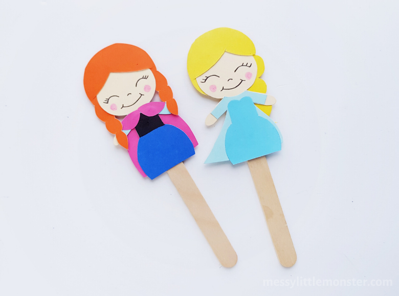 Frozen Crafts, Activities, Workbooks, Worksheets featured by top US Disney blogger, Marcie and the Mouse: Frozen bookmark craft