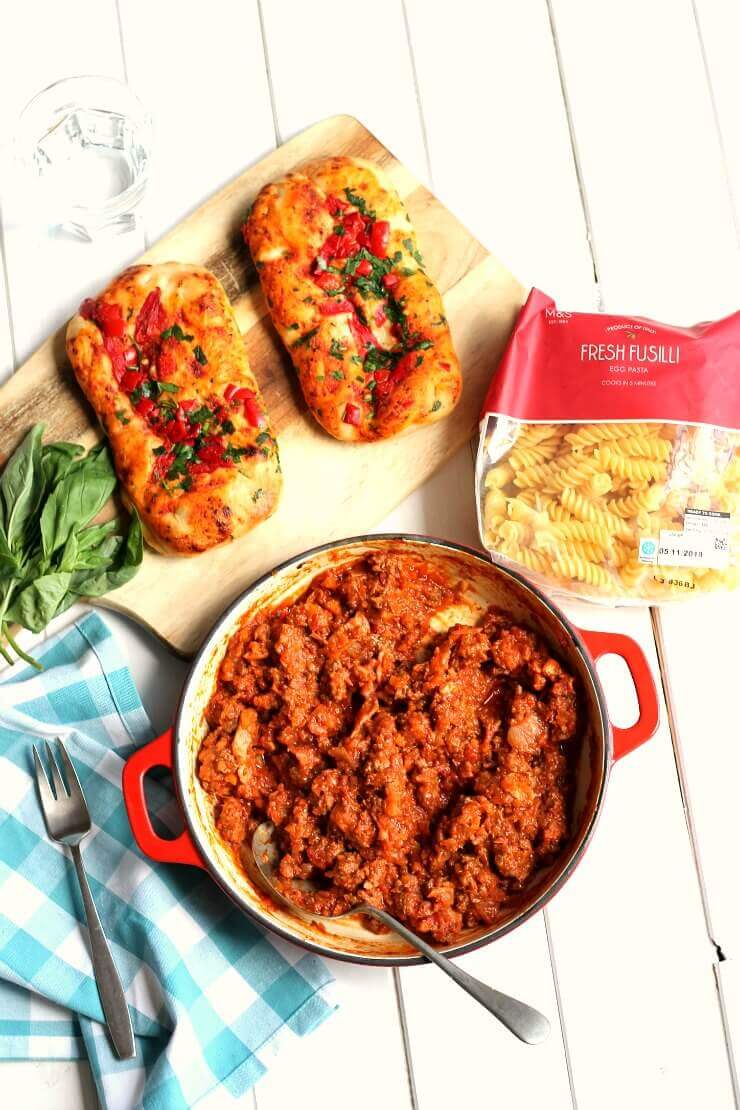 Quick Bolognese A Cornish Food Blog Jam and Clotted Cream