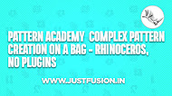 Pattern Academy . Complex pattern creation on a BAG – Rhinoceros