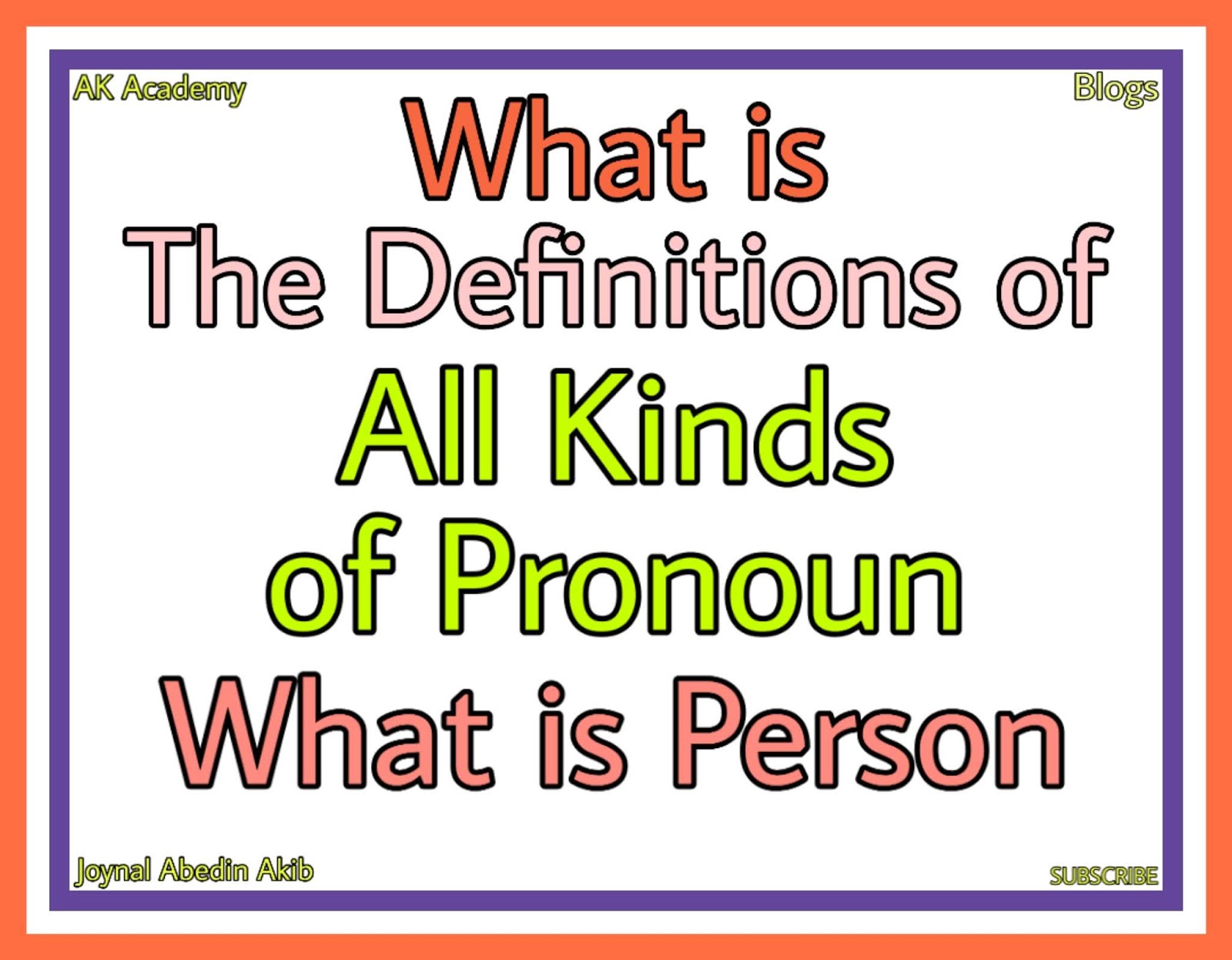 what does pronoun mean what does pronoun mean