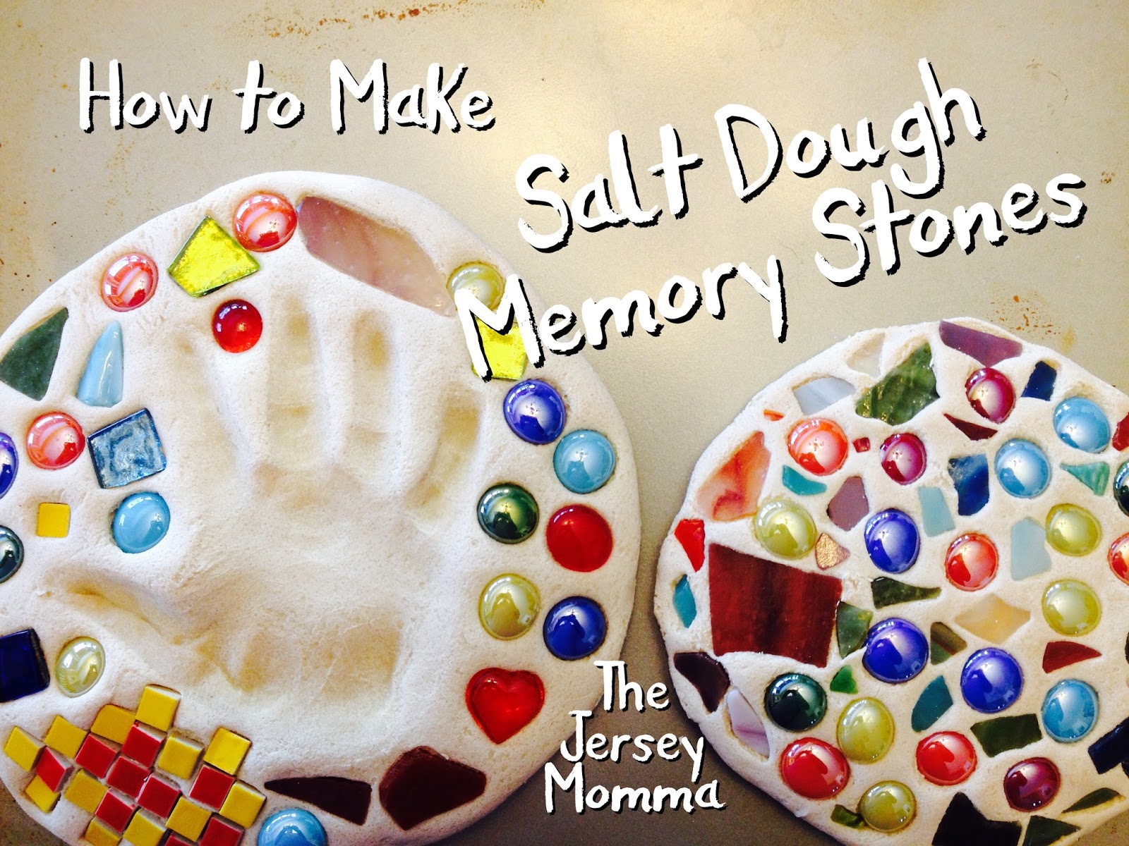 How to Make Salt Dough Memory Stones DIY: Easy Crafts for Kids