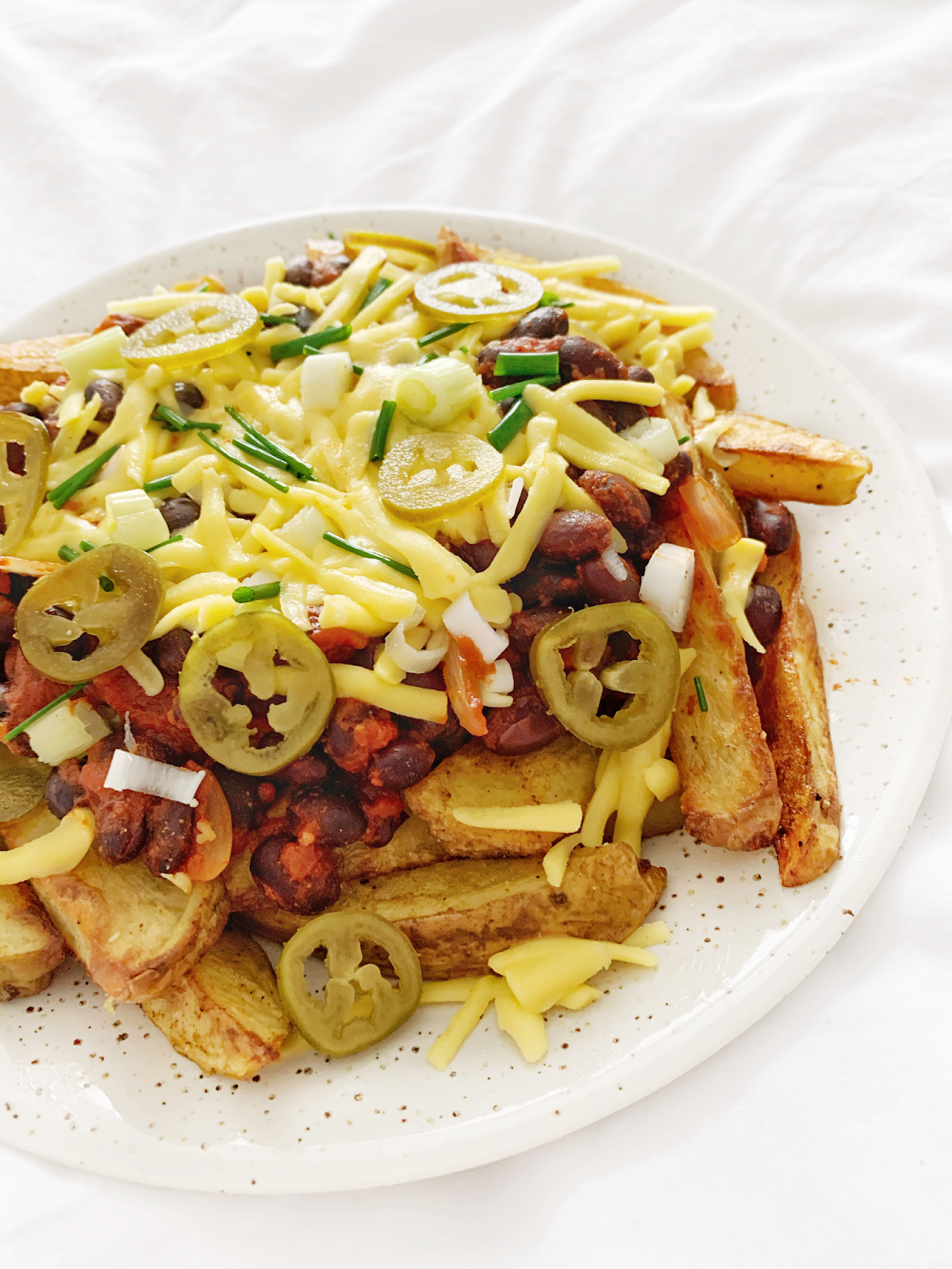 The Best Vegan Chilli Cheese Fries Shannon Michelle