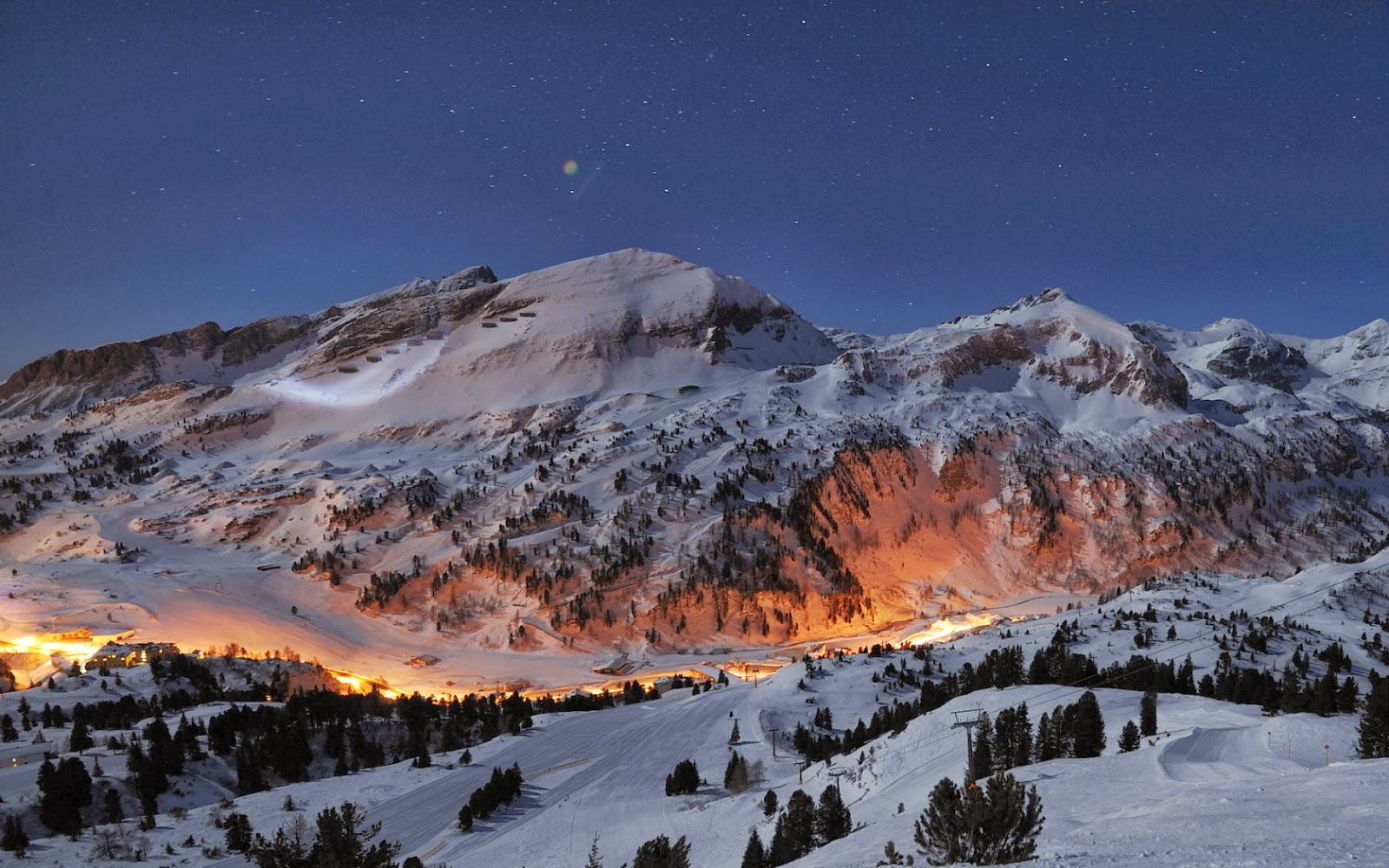 Snowy Night Background - HD Wallpapers Blog
