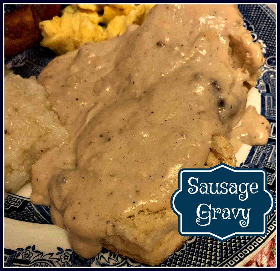 Sweet Tea and Cornbread Sausage Gravy!