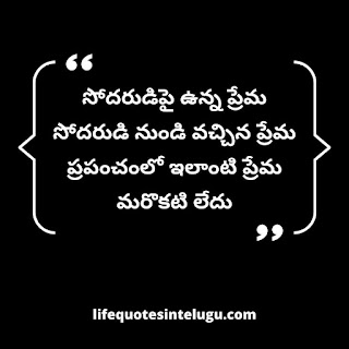 Brother Quotes In Telugu