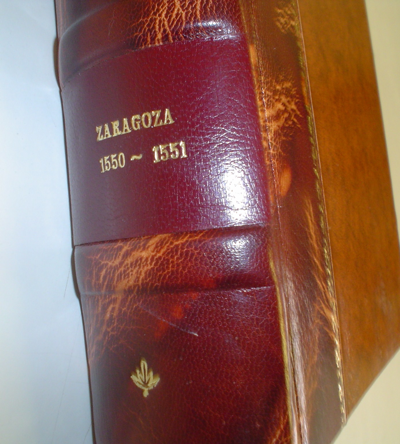 Encuadernación Casa del Artesano: ENCUADERNACIÓN EN PIEL ,HOLANDESA CON