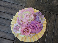flower fondant cake