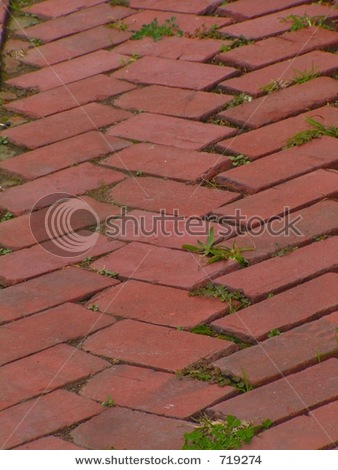 More costly to lay slate in brick pattern with small grout line