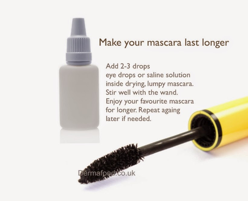 DERMAFOOD Handcrafted Skin Care How to use your mascara for longer.