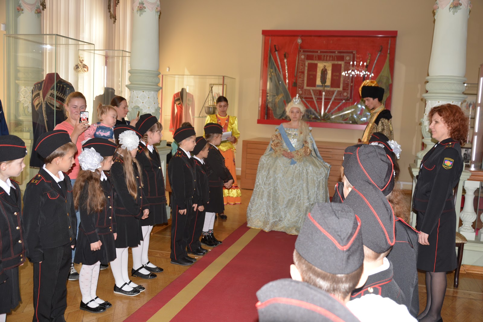 детский сад 6 крымск. казачьей класс в алексине. посвящение в казачата.