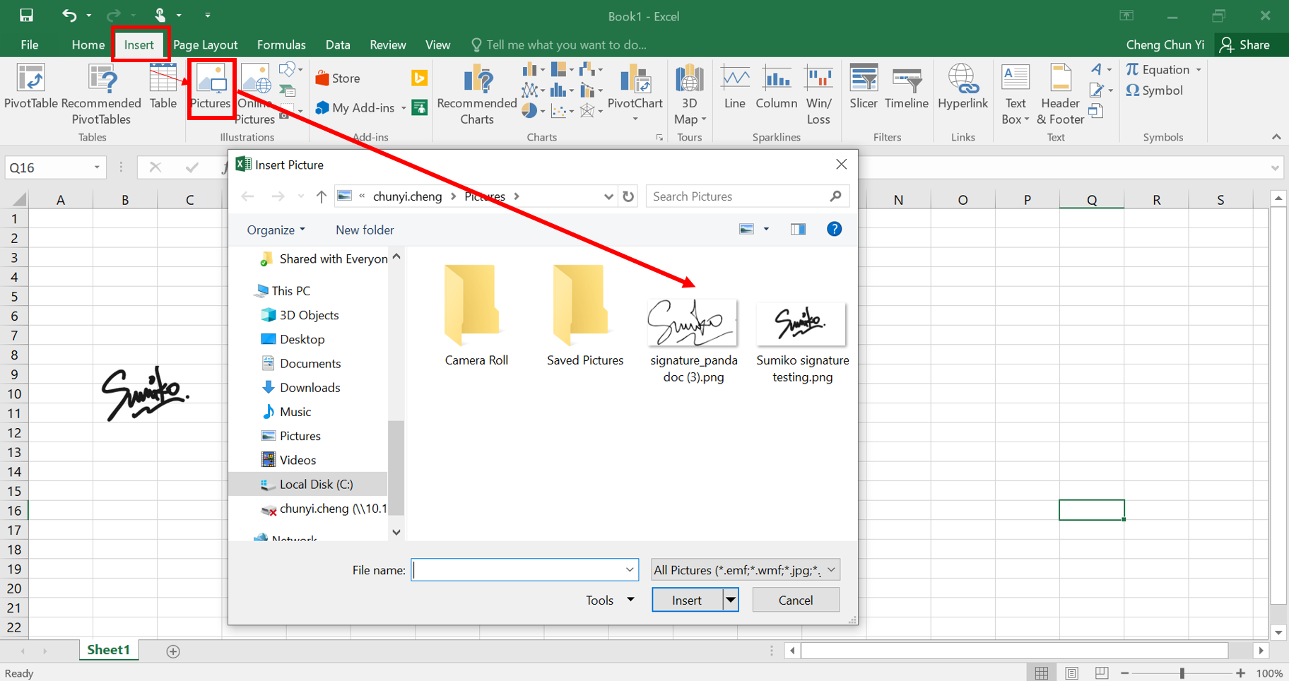 create free electronic signature in word