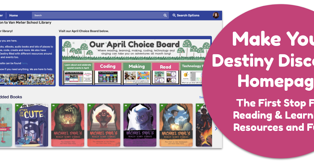 Destiny Library School Page