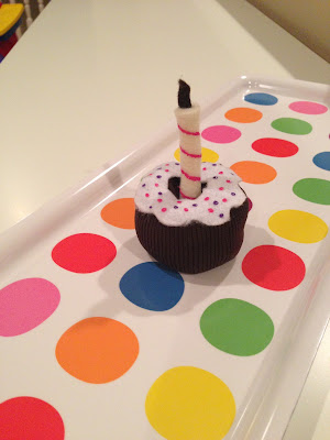 Cute DIY cupcake play food