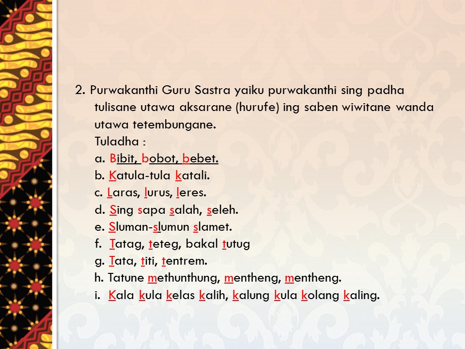 Bahasa Jawa 8 2 Purwakanthi 8 Agustus 2020