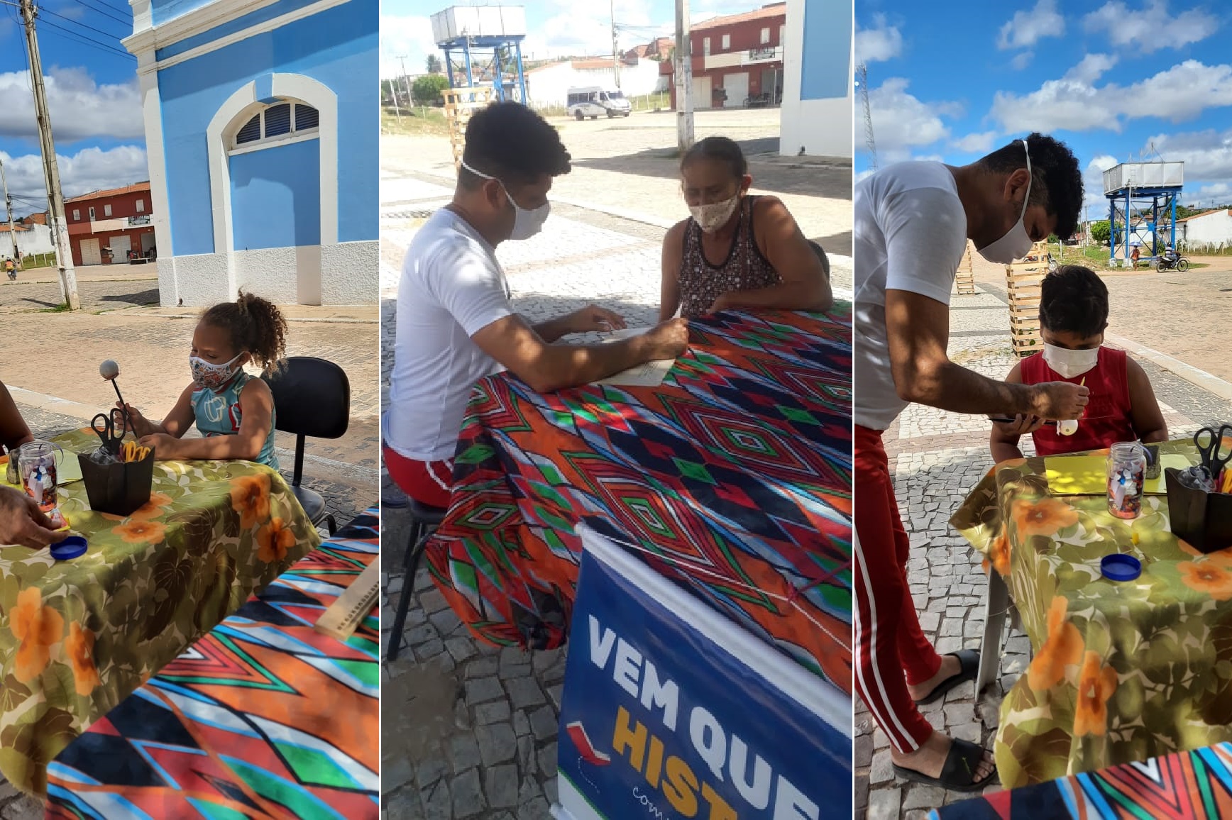 Projeto “Vem Que Tem História na Praça!” leva incentivo à leitura em Aurora Projeto “Vem Que Tem História na Praça!” leva incentivo à leitura em Aurora