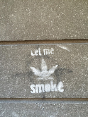 Let me smoke stencil