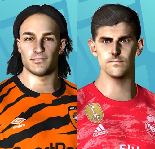Thibaut Courtois Lazar Markovic Face Pes 2017 Patch Pes New Patch Pro Evolution Soccer
