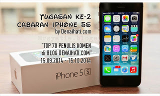 Tugasan ke-2 Cabaran iPhone 5s Anjuran Denaihati Tugasan ke-2 Cabaran iPhone 5s Anjuran Denaihati