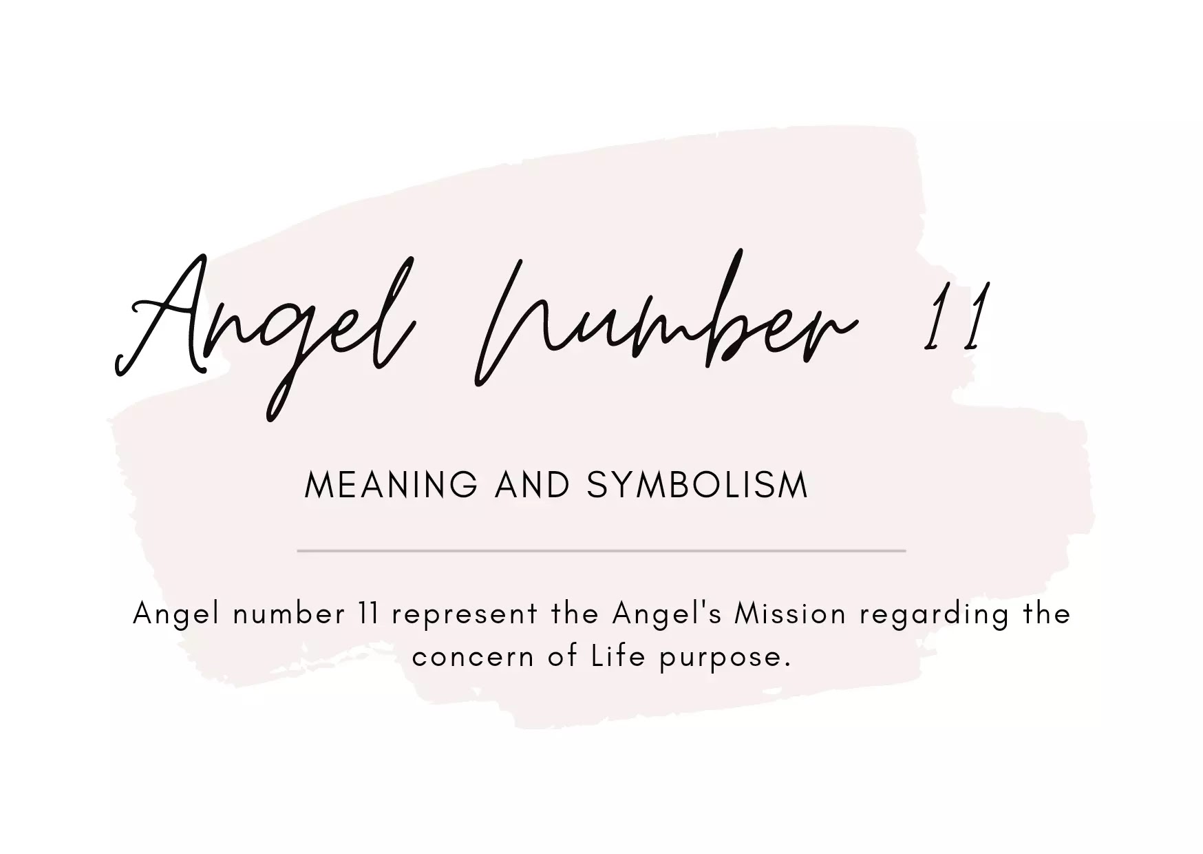 angel number 11 meaning