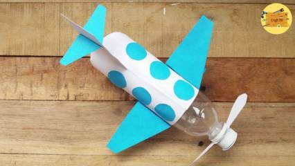 Inspirasi Spesial Pesawat Dari Botol Aqua, Pot Botol