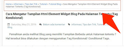 Cara Memasang Seo Breadcumbs SEO Sederhana diBlog