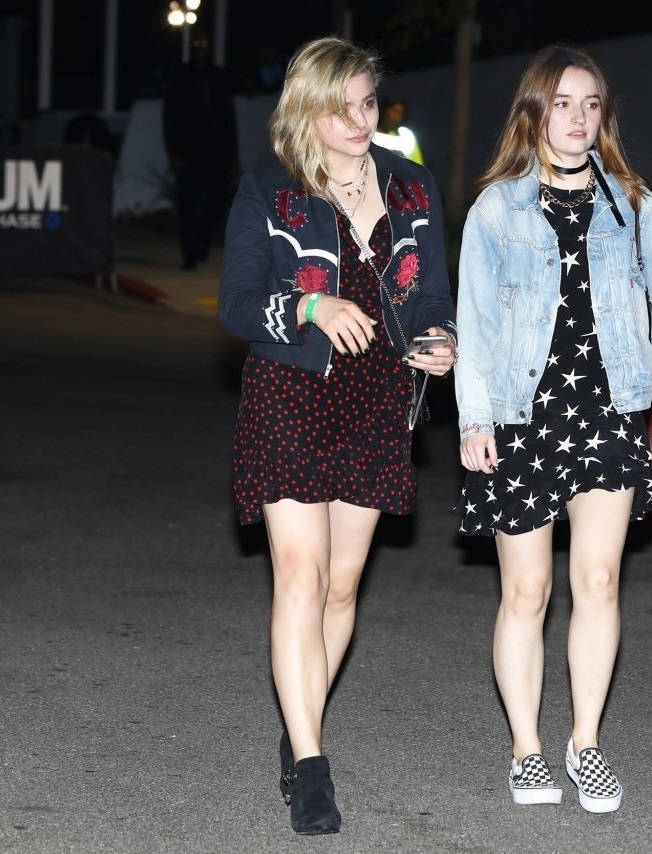 Red Carpet Dresses: Chloe Moretz - The Eagles Concert 2018