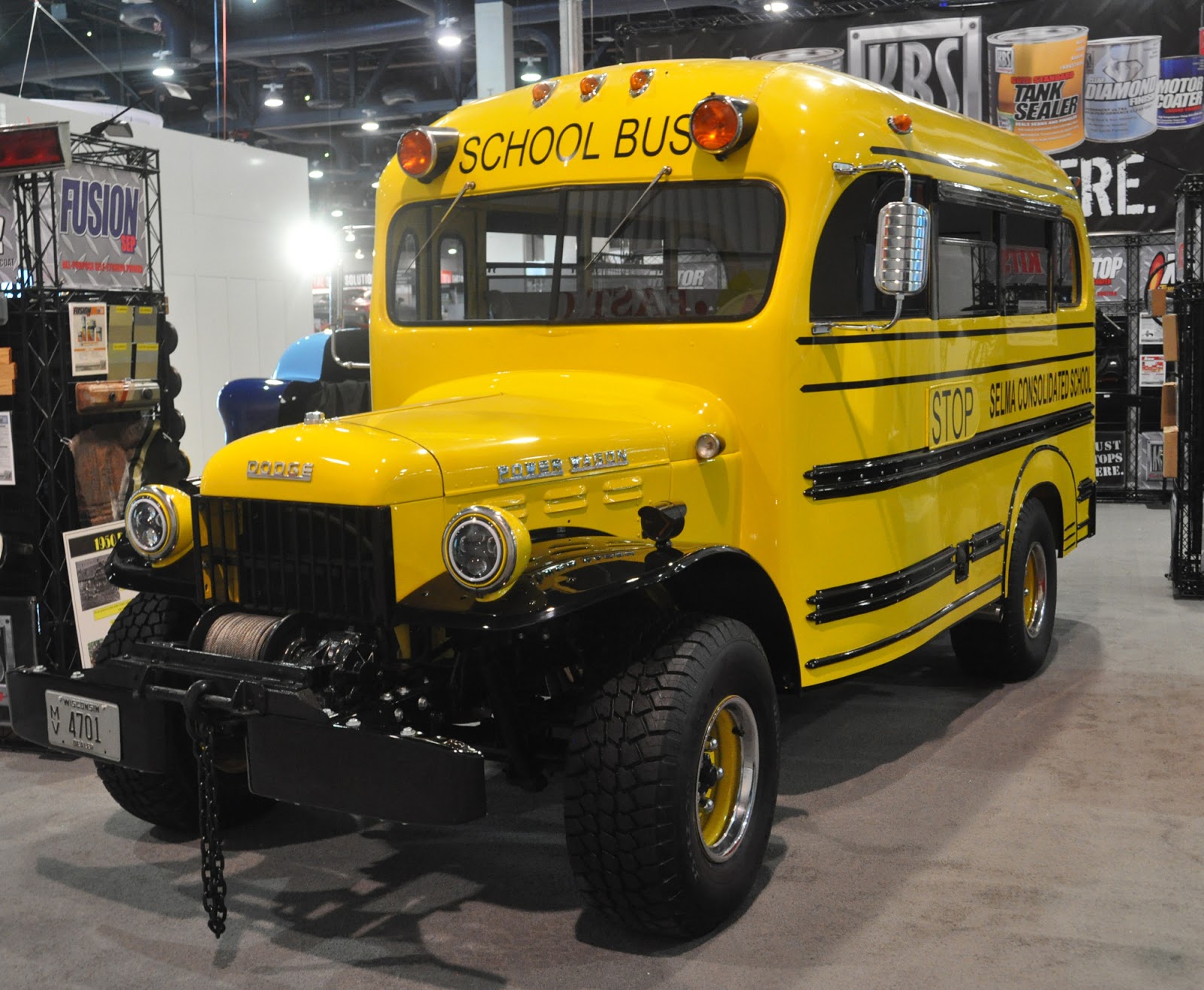 Just A Car Guy Dodge Power Wagon school bus, I like everything but the