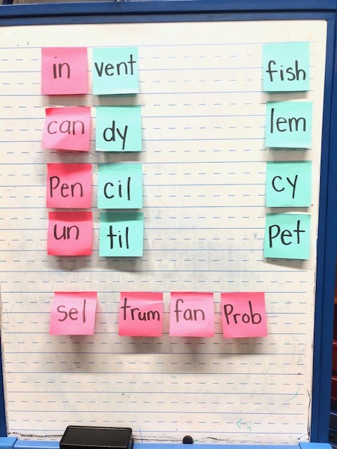 Syllable Division Rules | Sarah's First Grade Snippets | Bloglovin’