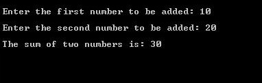 C Sharp Sense: Simple C# Program To Add Two Numbers / Integers