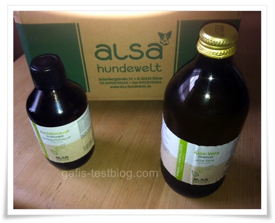 alsa-hundewelt - Aloe Vera Dirketsaft und Nachtkerzenöl