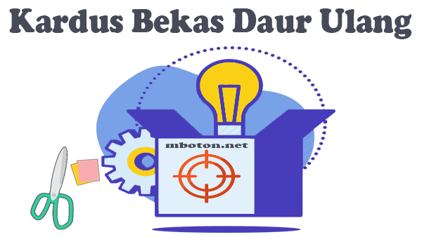 Kardus bekas pasti anda sering melihatnya di rumah anda, mungkin anda bisa manfaatkan kardus bekas yang tidak terpakai, menjadi bahan unik untuk bahan kerajinan
